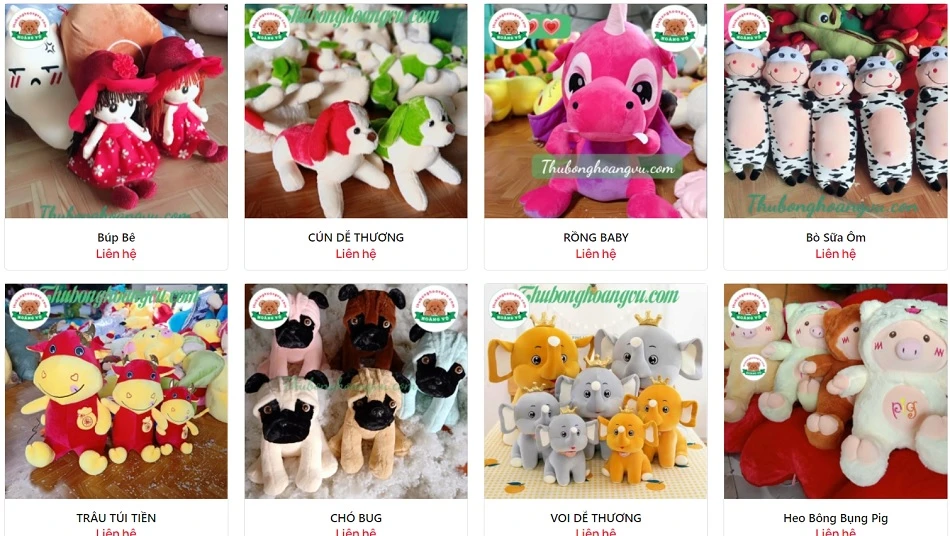 TOP 5 Gấu Bông Đang Hot Hiện Nay