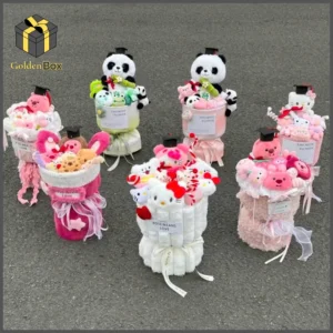 Bó Hoa Gấu Bông Tốt Nghiệp